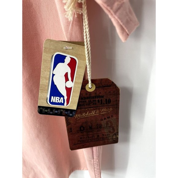 Chicago Bulls Mitchell & Ness Pink Baseball Jersey Size M - Picture 3 of 4